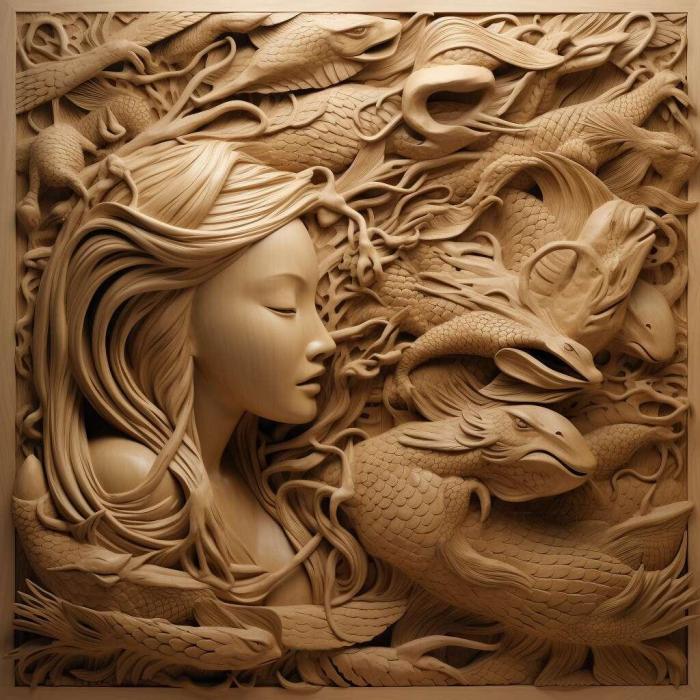 نموذج ثلاثي الأبعاد لآلة CNC 3D Art 